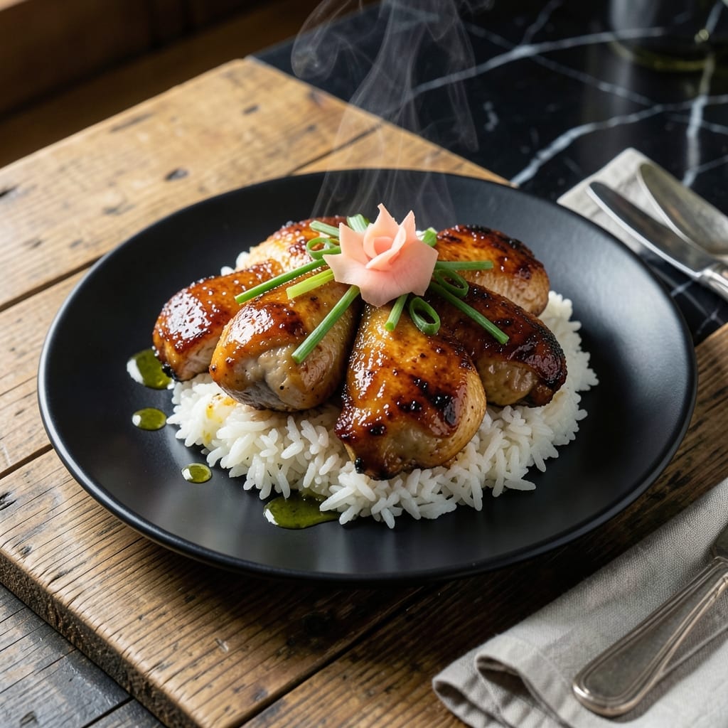 Japanese Teriyaki Chicken and Rice Recipe: Glazed Protein Over Fluffy Grains