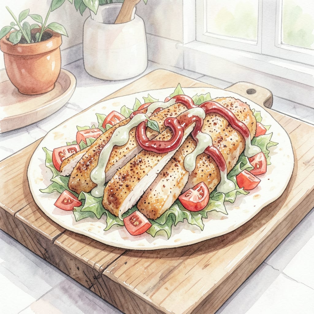 Complete Firecracker Chicken Wraps Recipe: Spicy Longhorn Style Wraps overview image