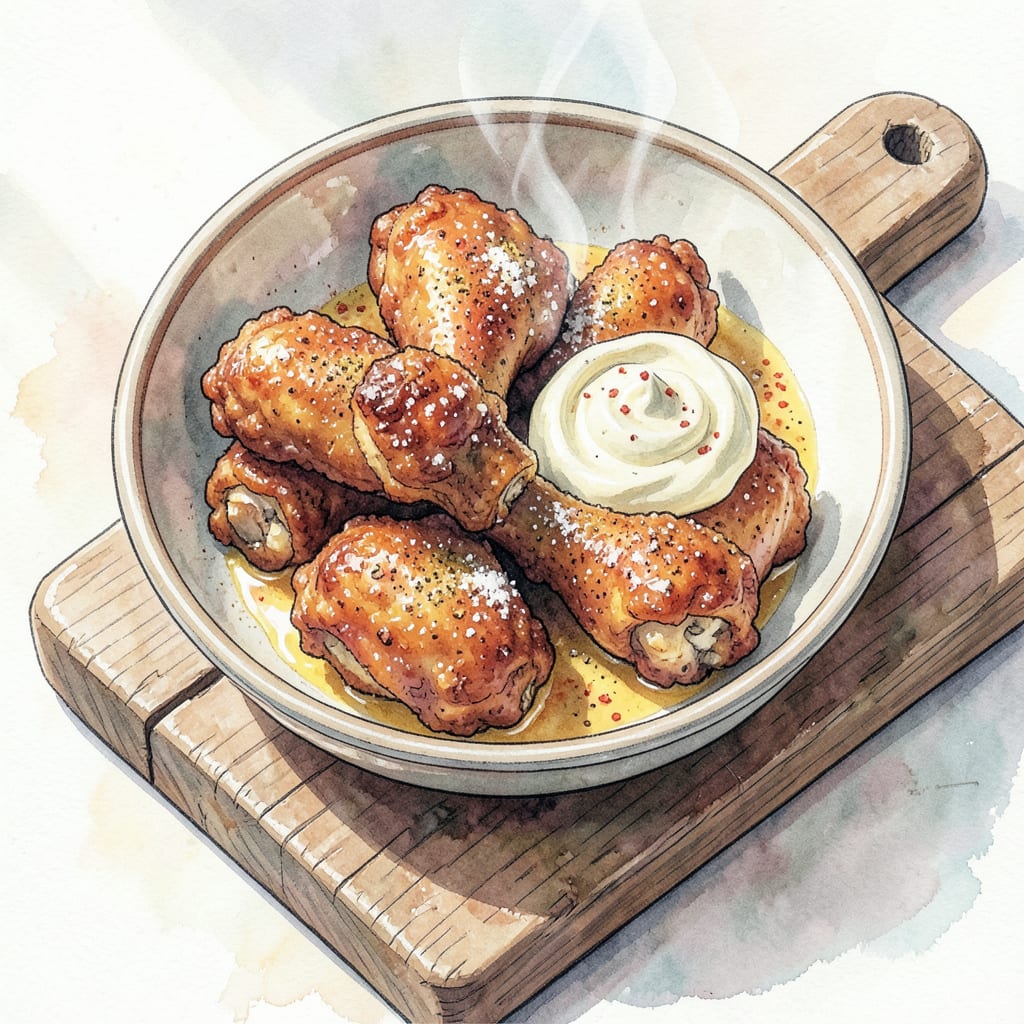 Fried Chicken Legs Recipe: Crispy Southern Style Comfort Food illustration with key details