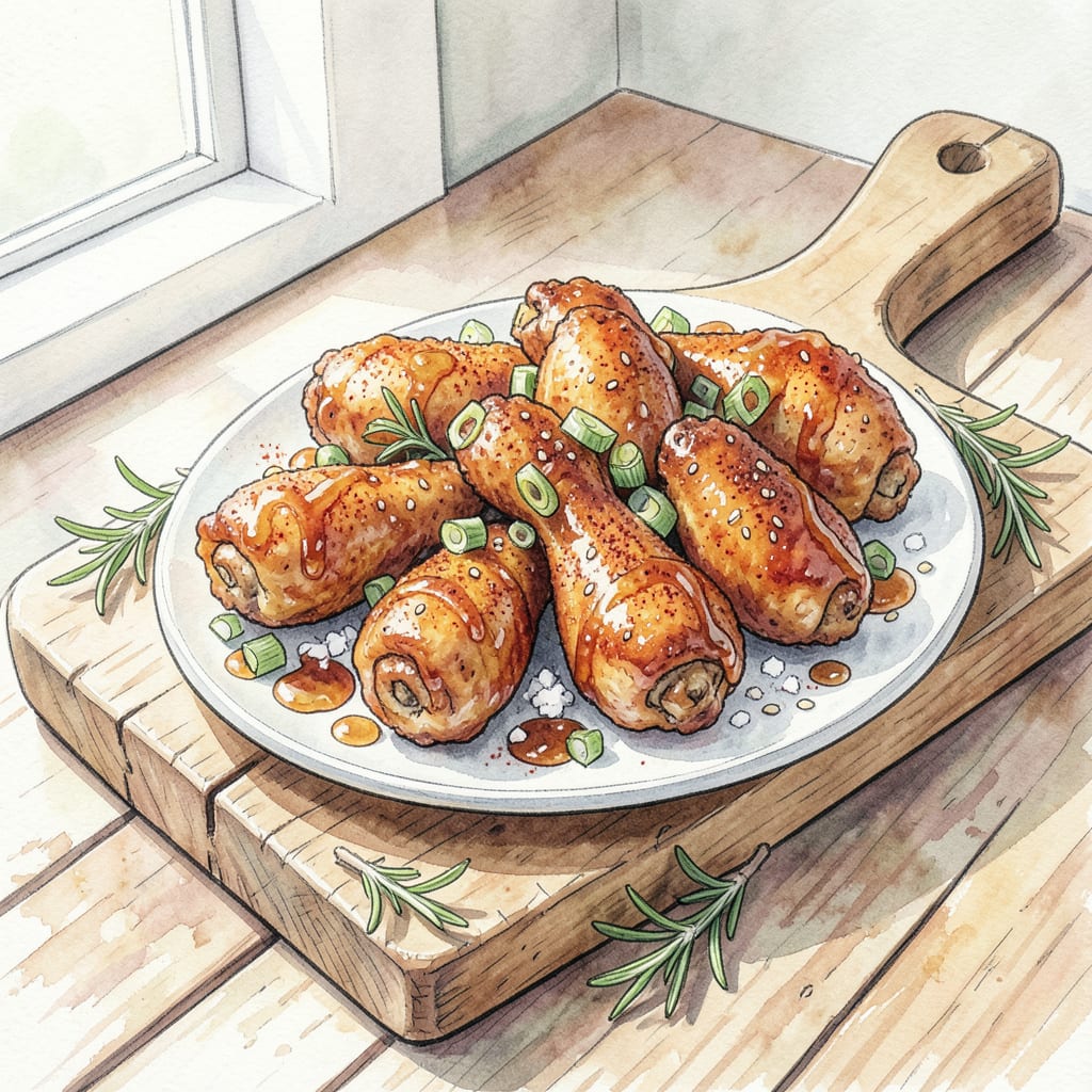 Fried Honey Glazed Chicken Wings Recipe: Crispy & Sticky Perfection