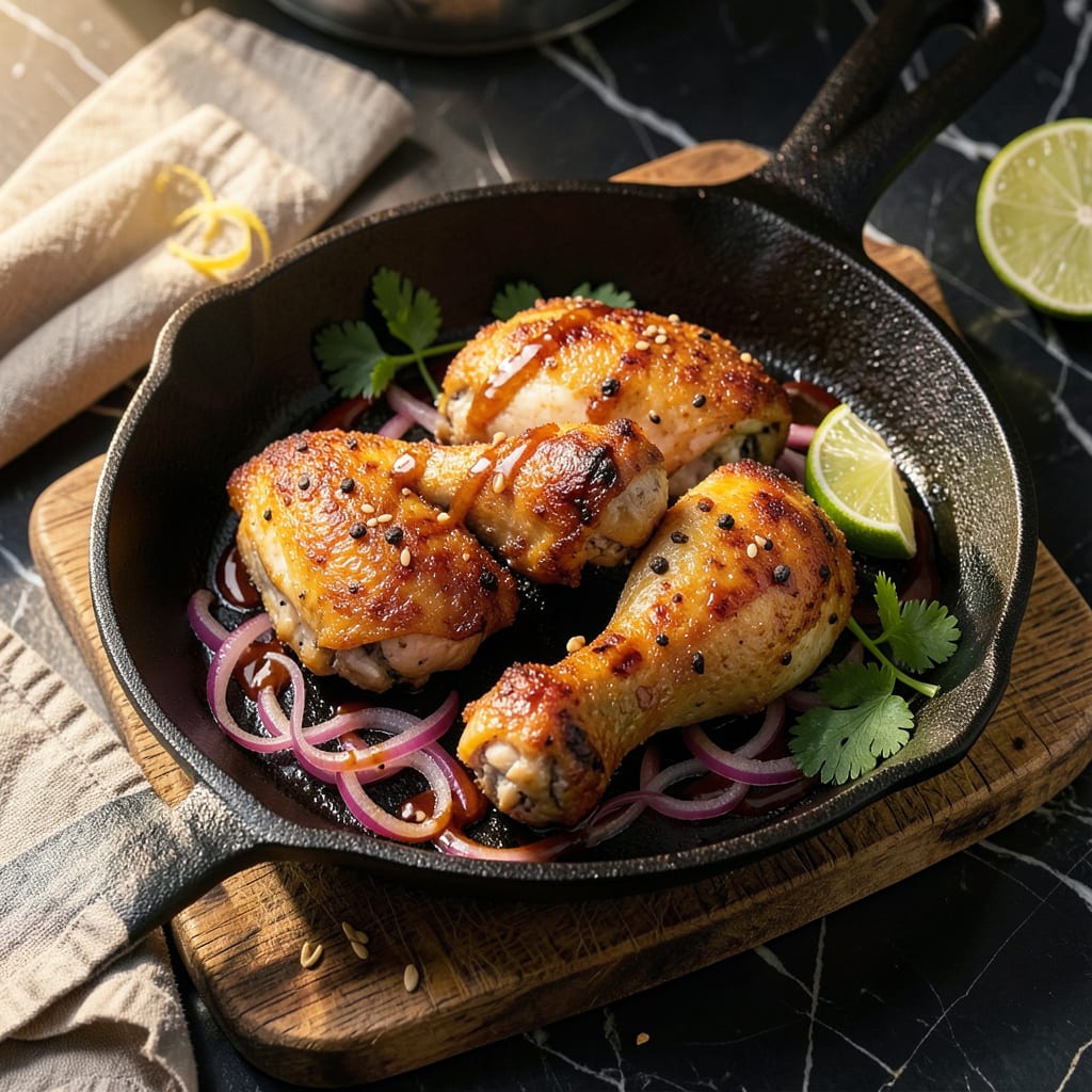 Complete Frying Marinated Chicken: Crispy Golden Crust With Juicy Herb Infused Meat overview image