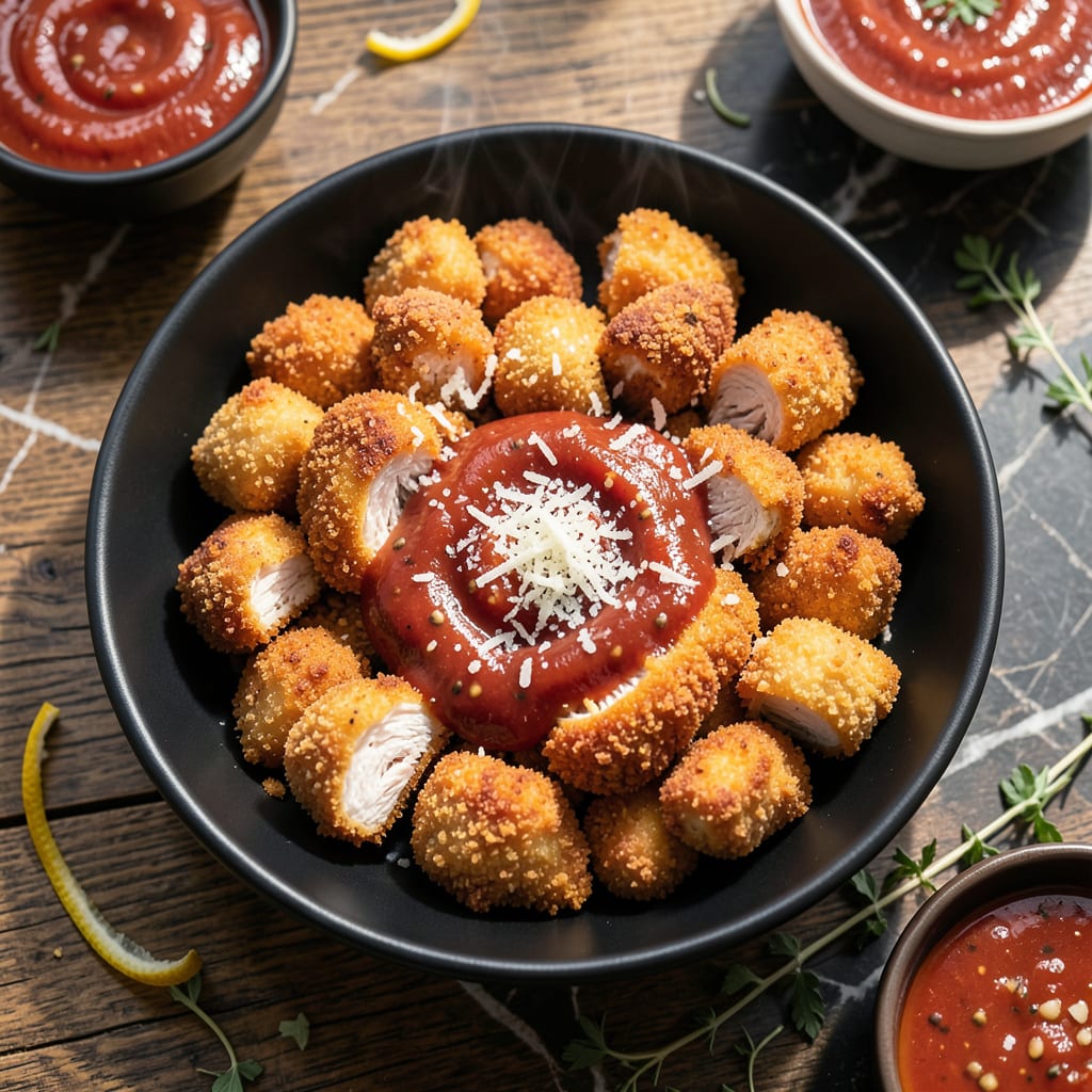 gluten free chicken nuggets recipe air fryer example with annotations