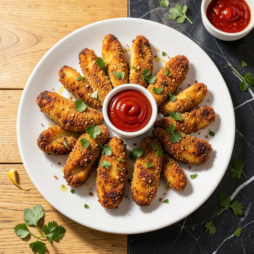 Complete gluten free chicken tenders recipe air fryer overview image