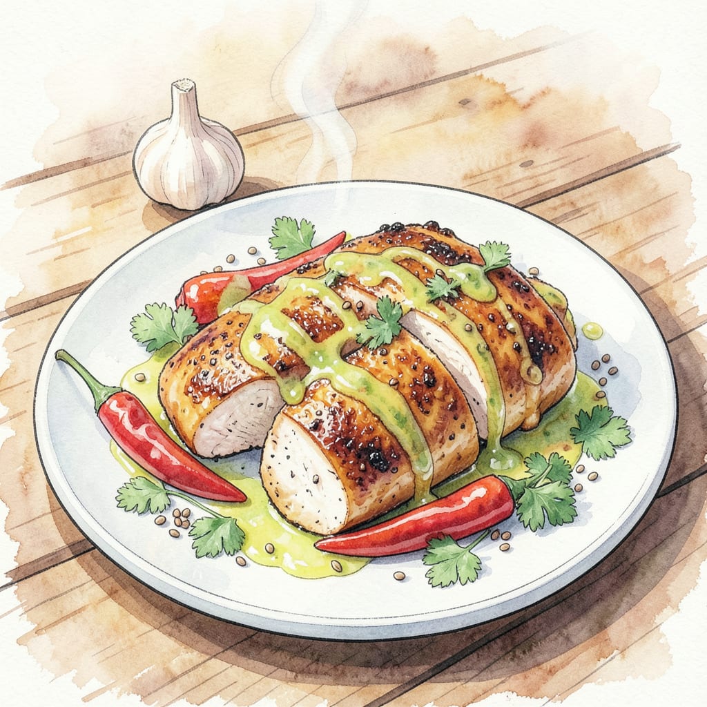 Complete hellofresh peruvian chicken recipe overview image