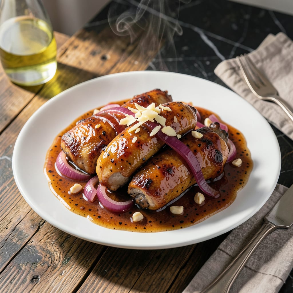 honey chicken crock pot recipe example with annotations