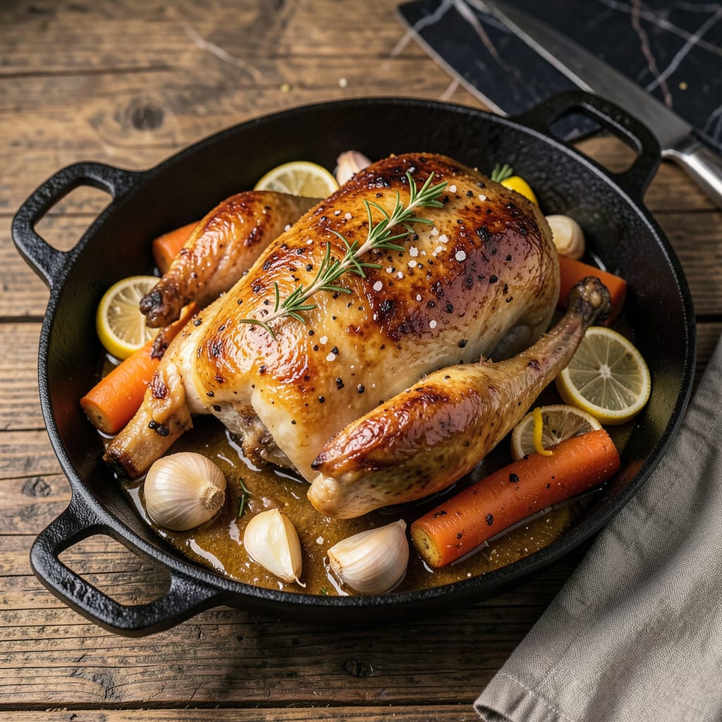 Visual representation of How Long to Cook a 5 lb Chicken at 350°F: USDA Time for Perfect Doneness