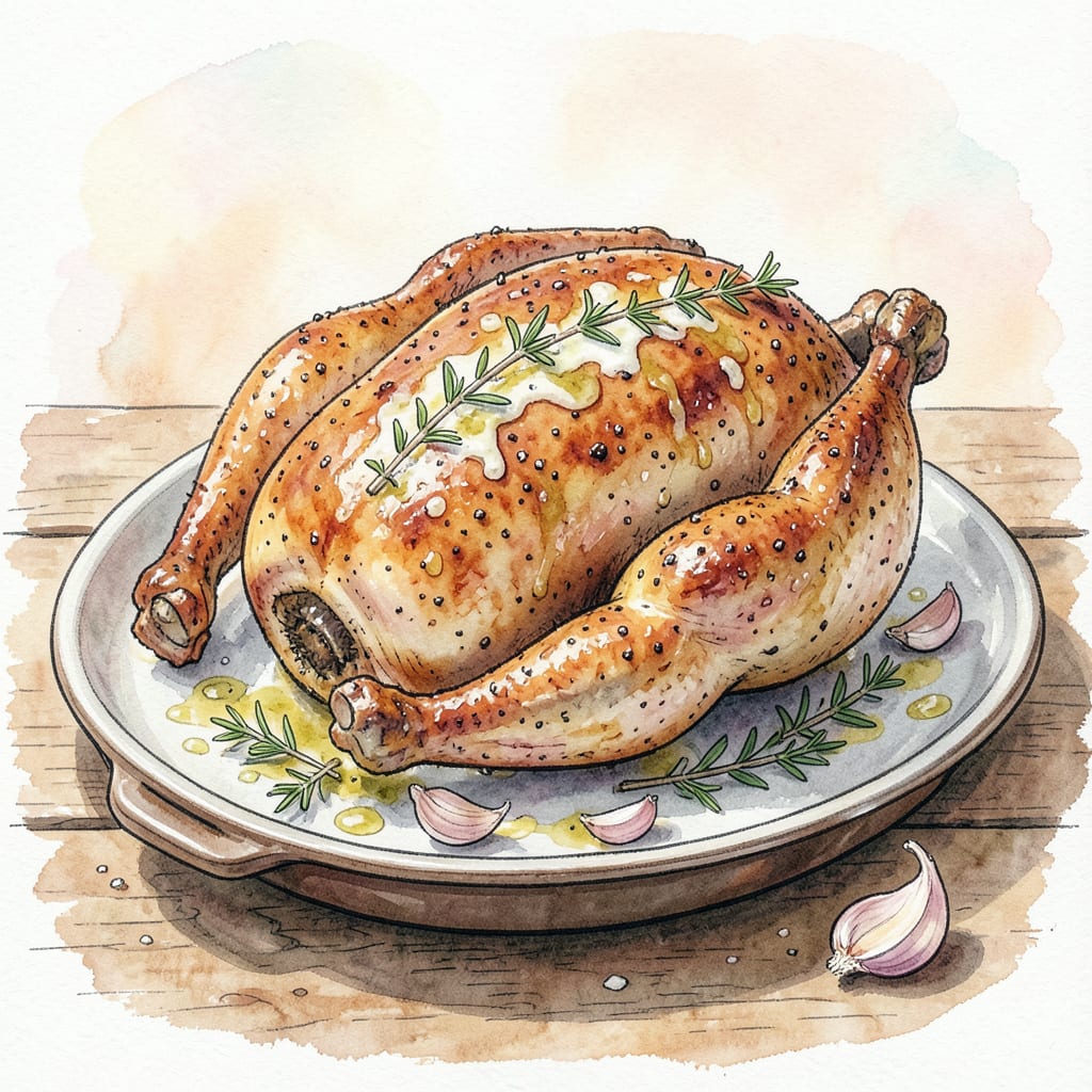 How Long to Cook a 6 Lb Chicken at 350: Perfectly Roasted Every Time example with annotations