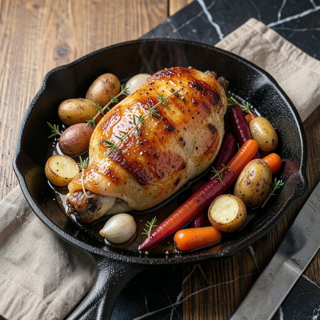 How Long to Cook Frozen Chicken Leg Quarters in Oven: Exact Temp and Time for Juicy Meat example with annotations