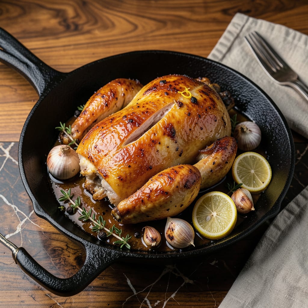 How Long to Cook Half Chicken in Oven at 400°F: Juicy Meat With Golden Crisp Skin illustration with key details