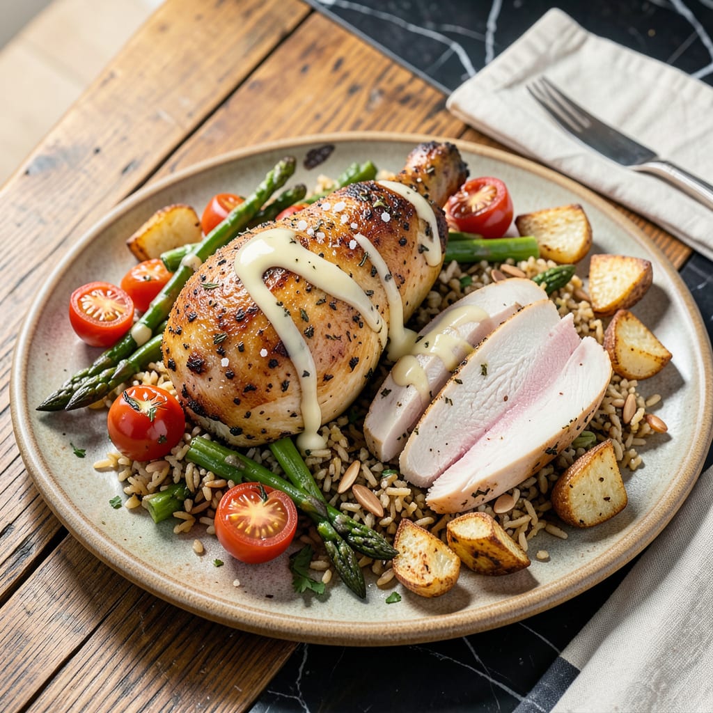 how much chicken per person example with annotations