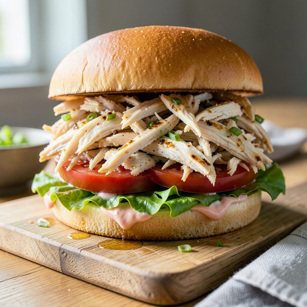 Visual representation of How Much Shredded Chicken per Person for Sandwiches: Exact Portions for Perfect Servings