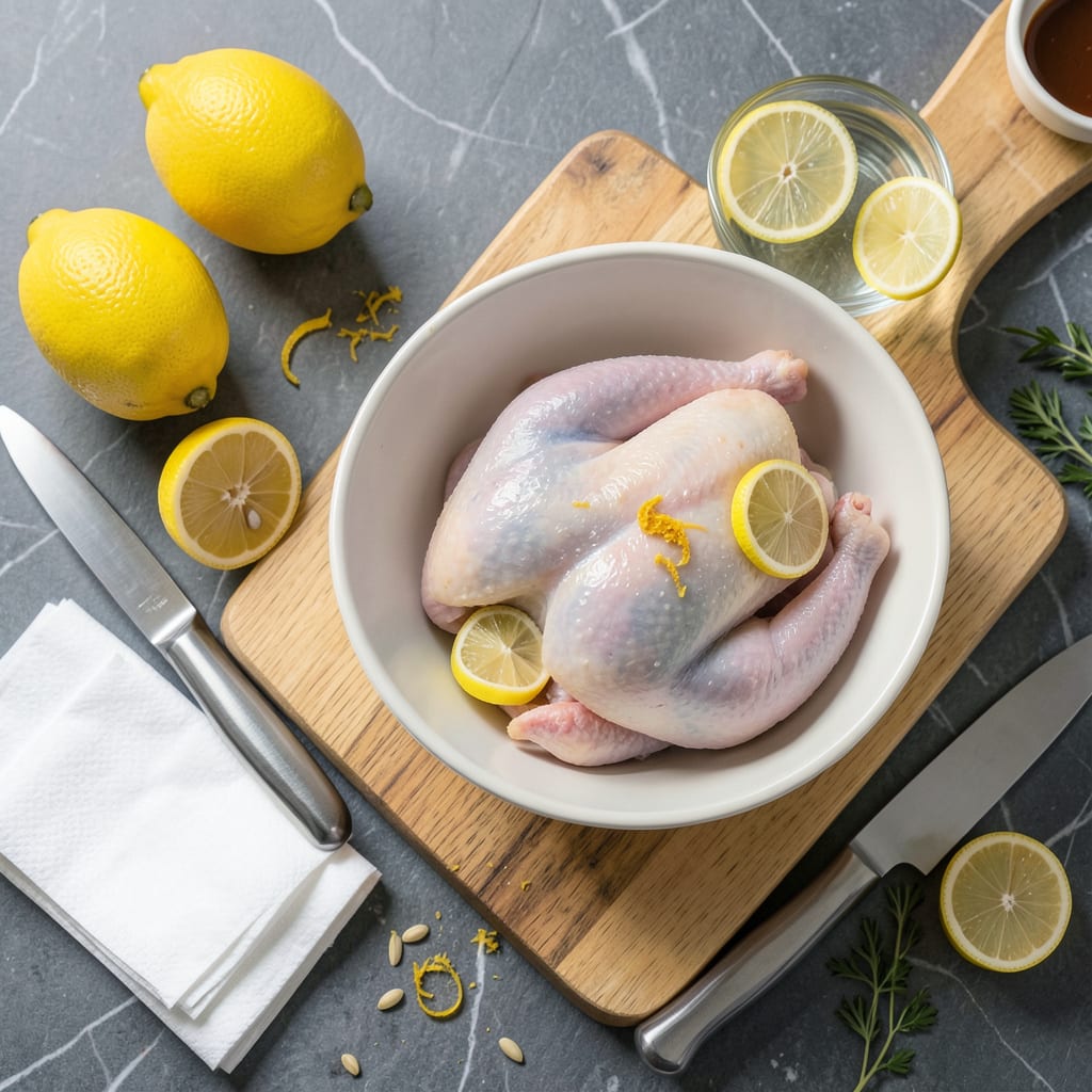 Visual representation of How to Clean Chicken With Lemon: The Natural Disinfectant Method for Safer Meat