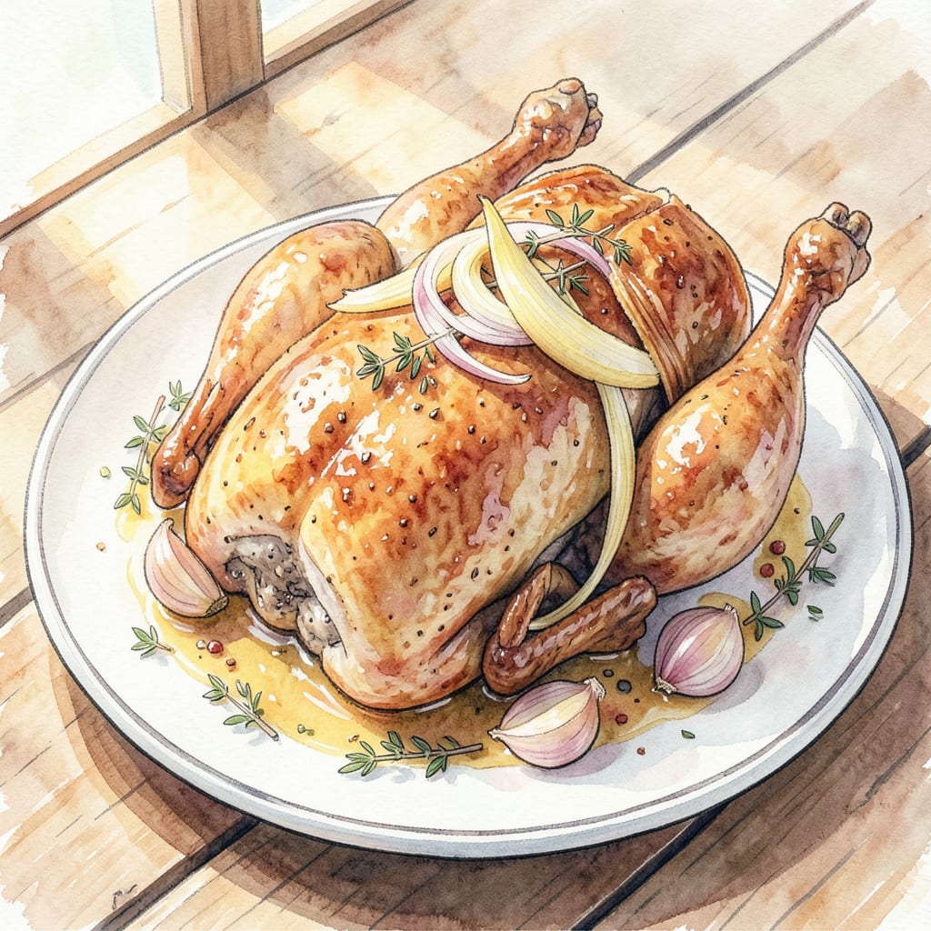 Ina Garten's Engagement Chicken Recipe: Elegant Comfort Food illustration with key details
