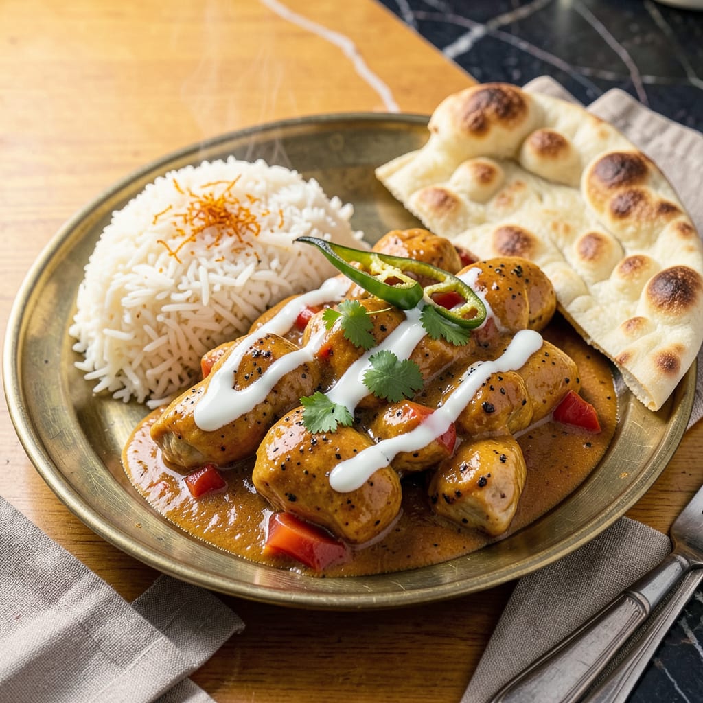 is butter chicken sweet illustration with key details