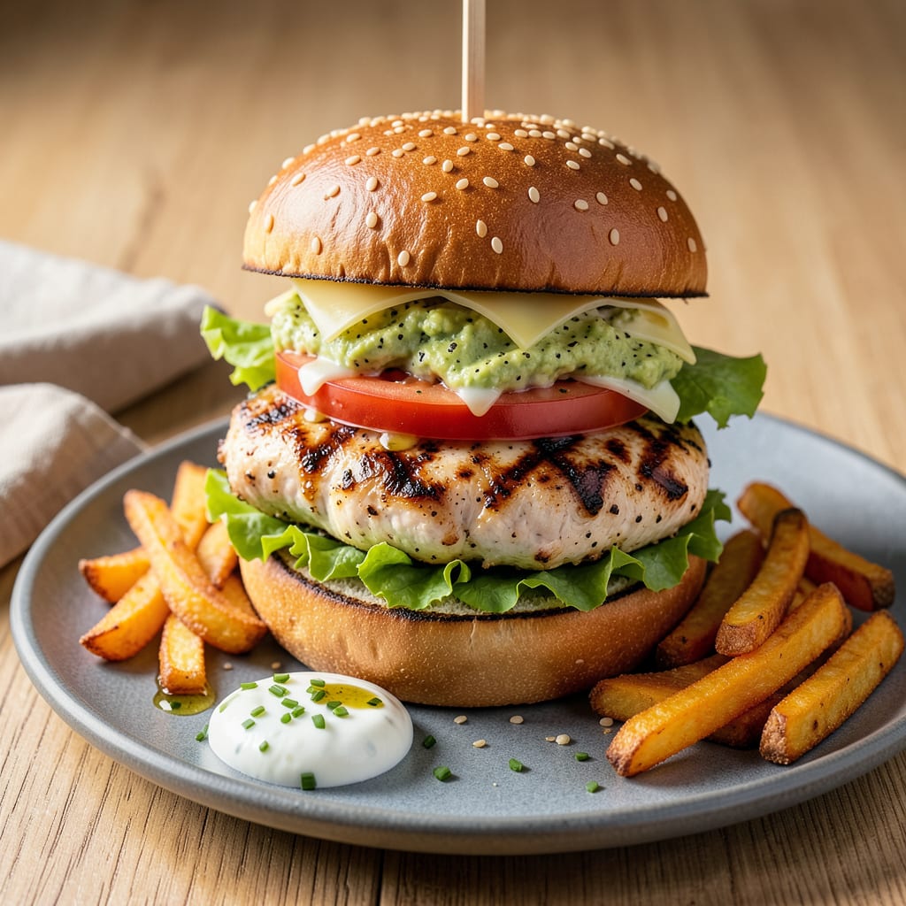 Is Chicken Burger Healthy: Dietitian’s Verdict on Nutrition and Ingredients example with annotations