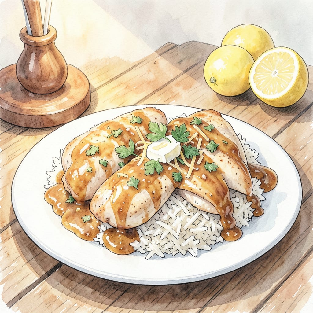 Knorr Chicken and Rice Recipe: Creamy Comfort in 30 Minutes example with annotations
