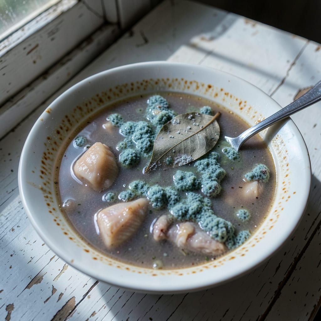 Mold in Chicken Broth: When It’s Safe and When to Discard It Immediately example with annotations