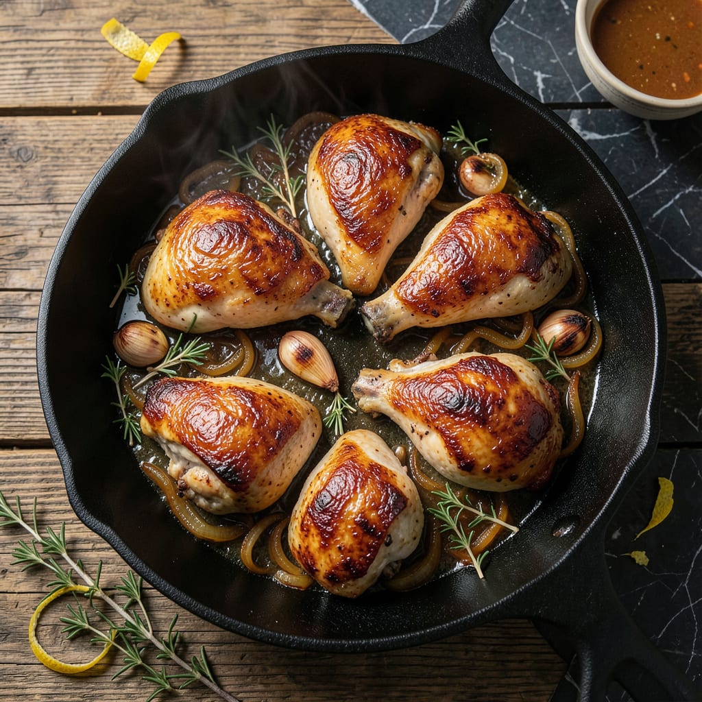one pot chicken thigh recipe detailed visual guide