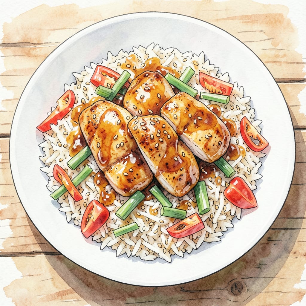 Comprehensive Orange Chicken and Fried Rice Recipe: Chinese Takeout Favorite in 30 Minutes visual reference