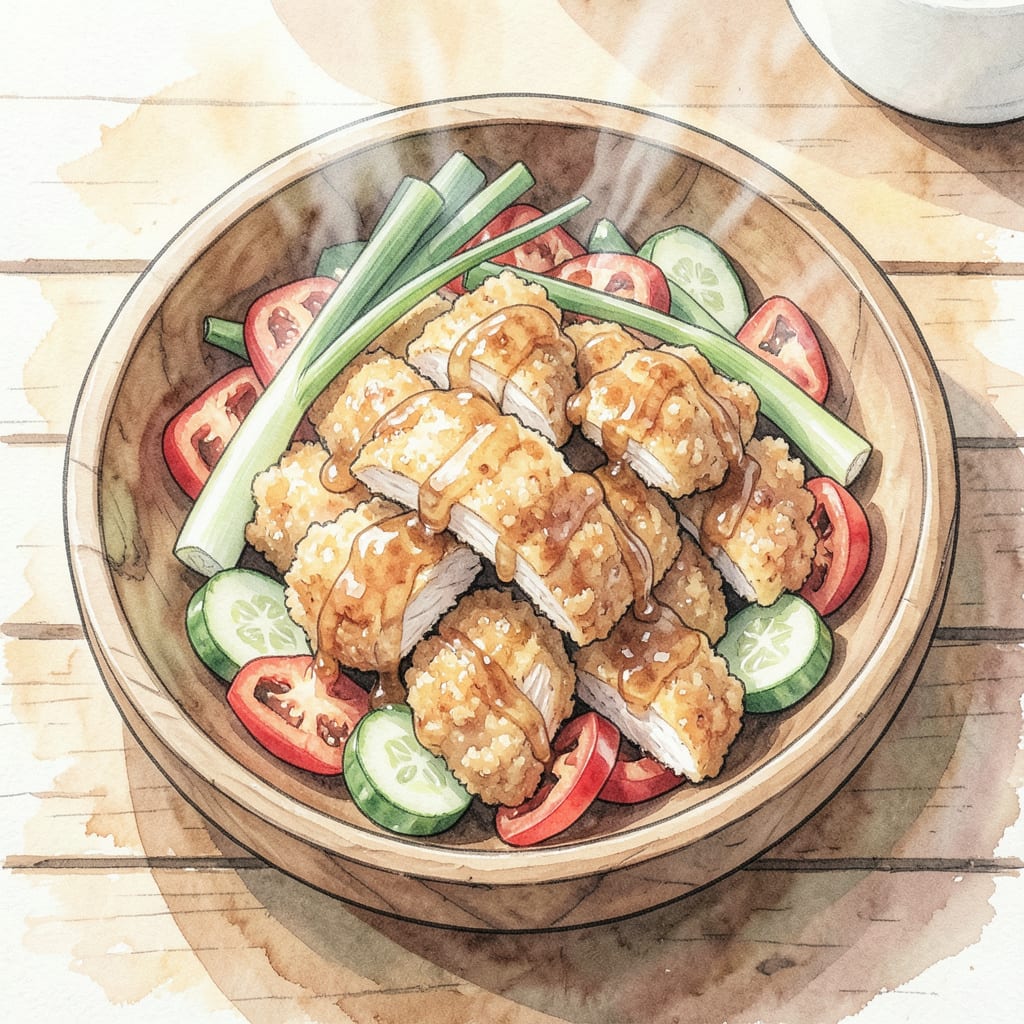 Visual representation of pf changs honey chicken recipe