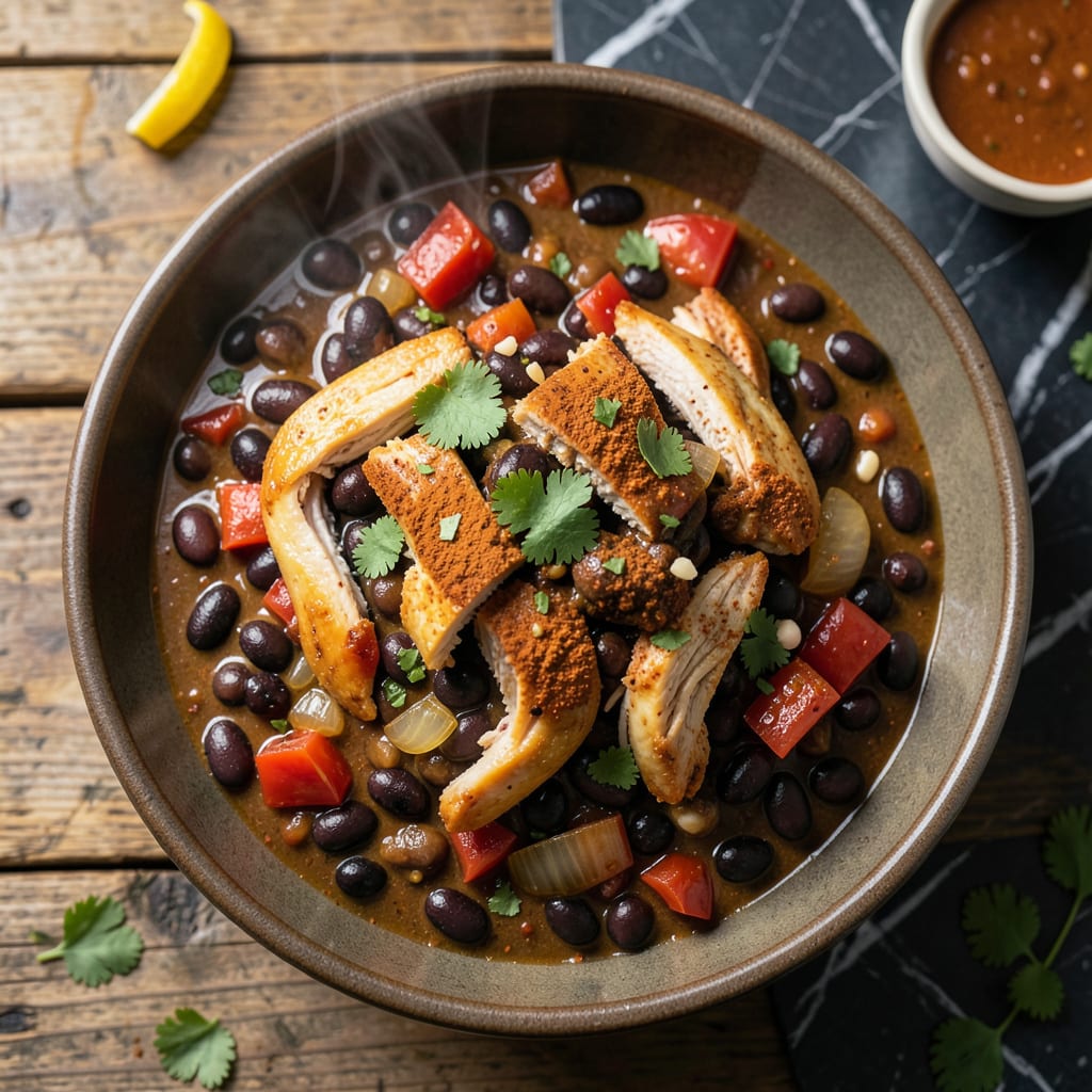 pressure cooker chicken chili recipe detailed visual guide