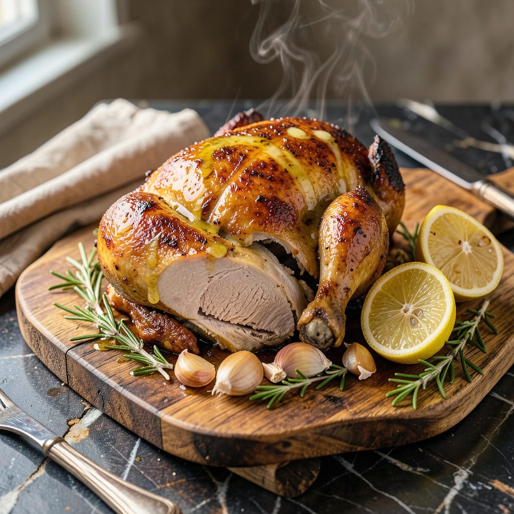 Complete roast chicken recipe youtube overview image
