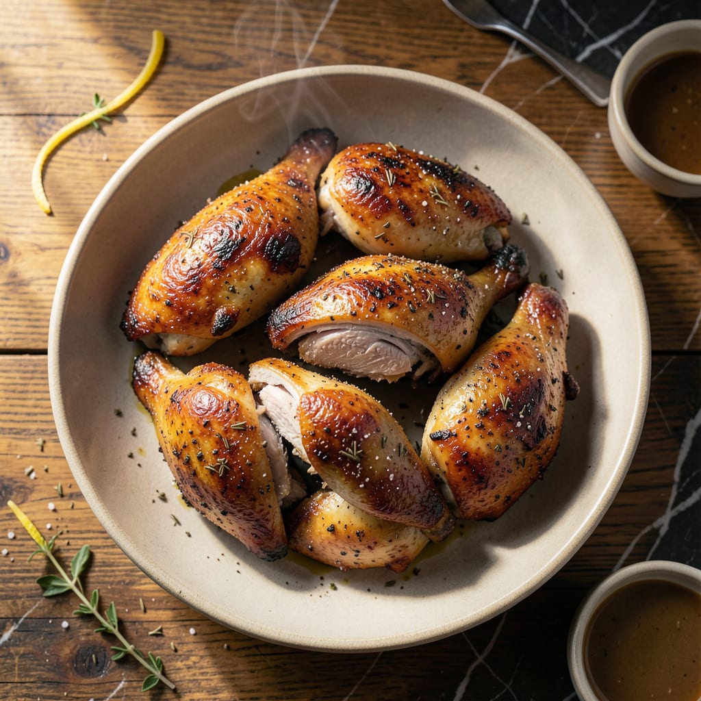 roast cut up chicken recipe detailed visual guide