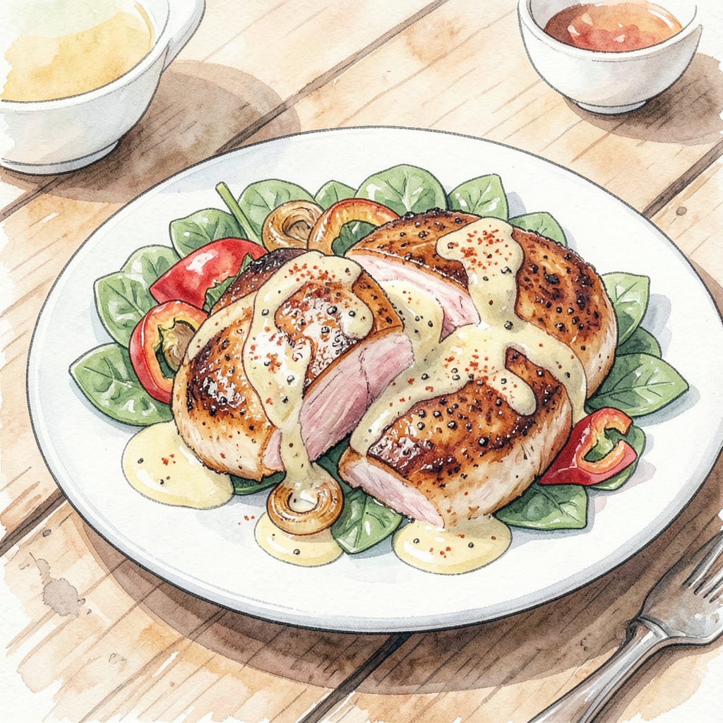 Comprehensive seared chicken recipe visual reference