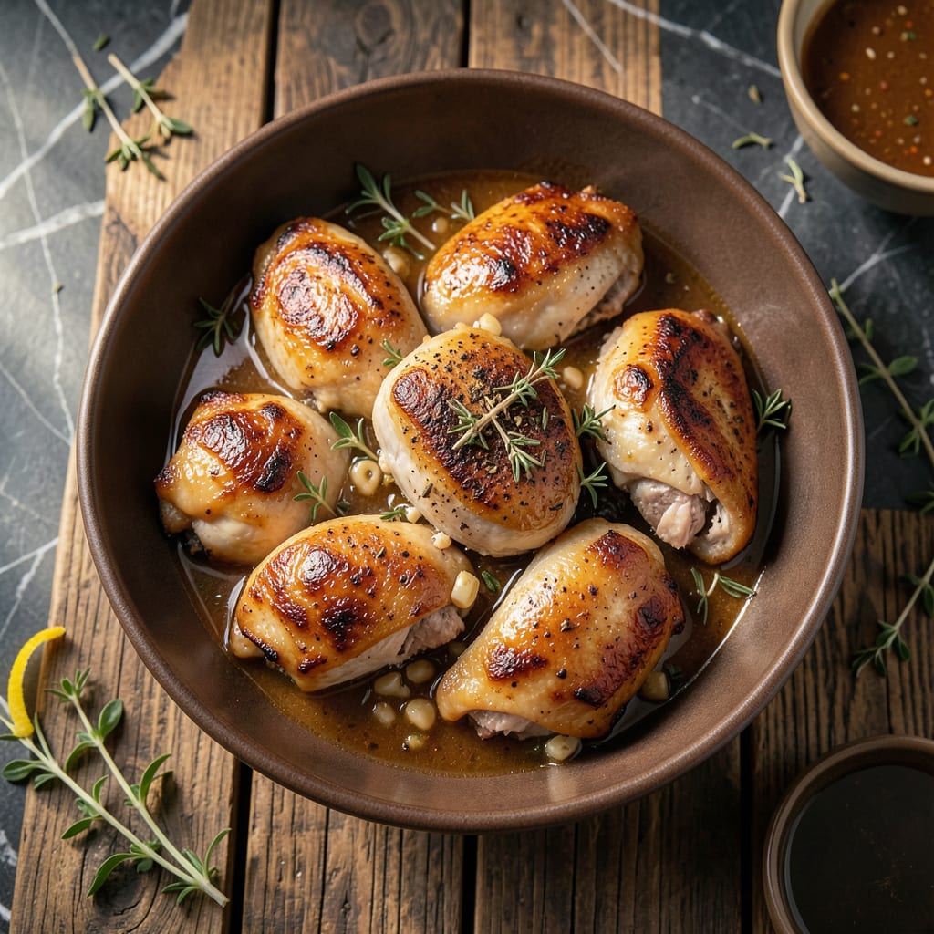 slow cook chicken thighs recipe detailed visual guide
