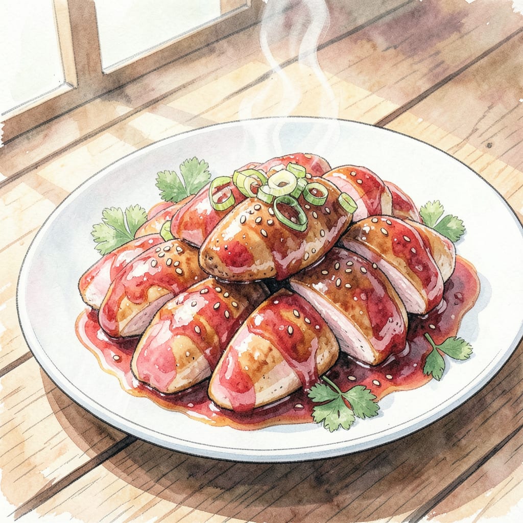 Complete Strawberry Chicken Chinese: Sweet & Savory Fusion Dish overview image