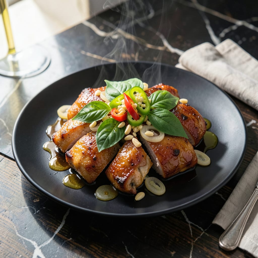 sweet green chicken recipe detailed visual guide