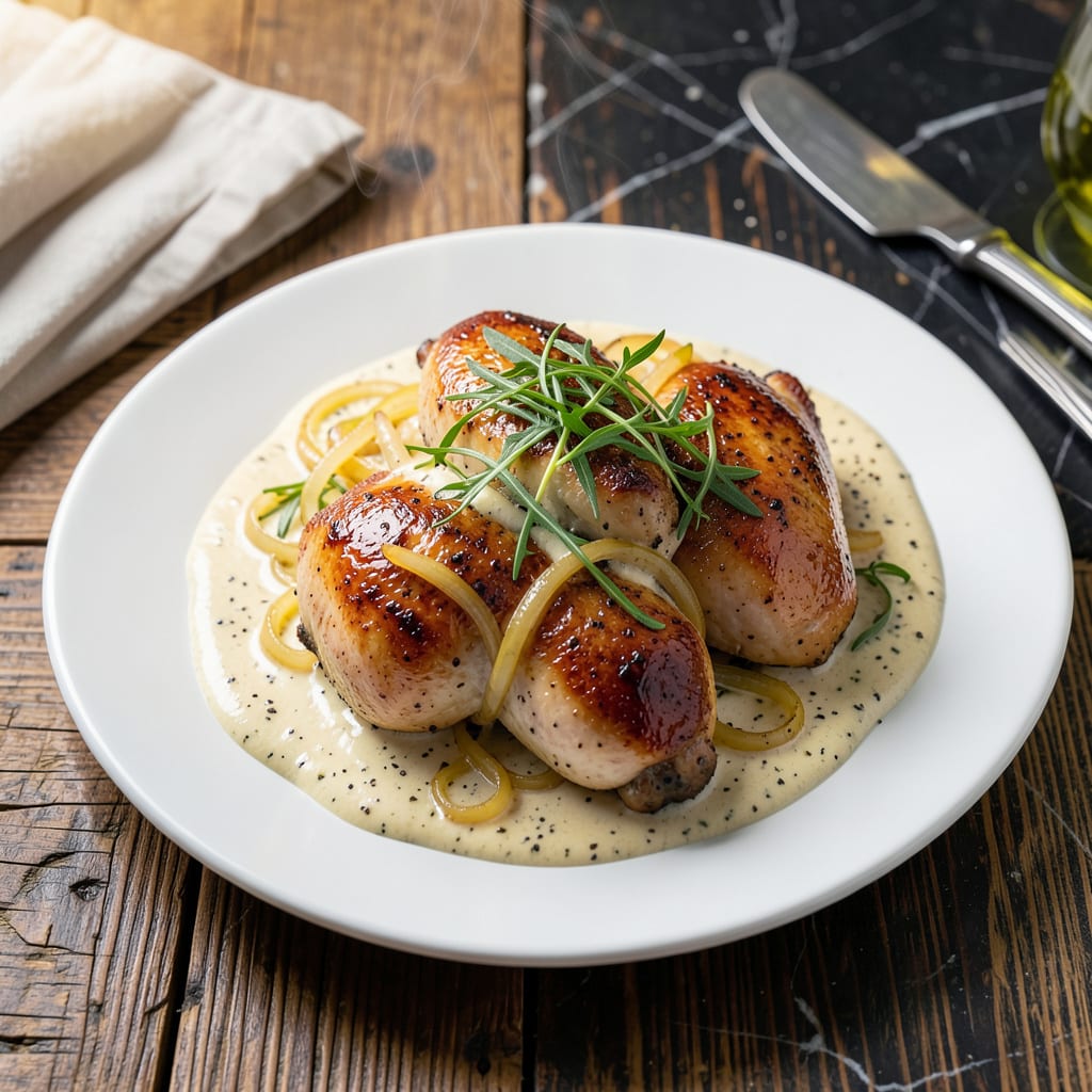 Comprehensive tarragon chicken slow cooker recipe visual reference