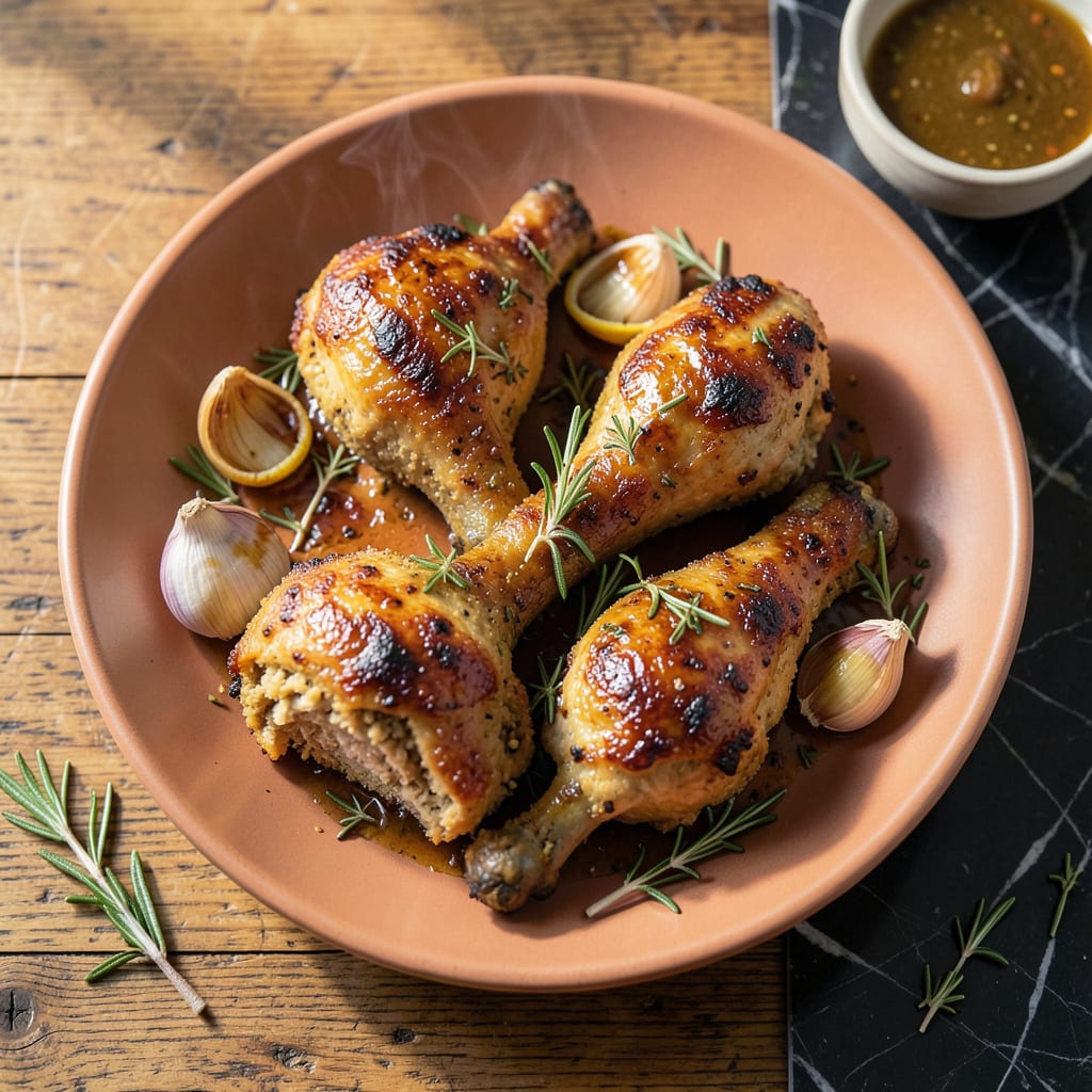 Comprehensive vegan chicken legs recipe visual reference