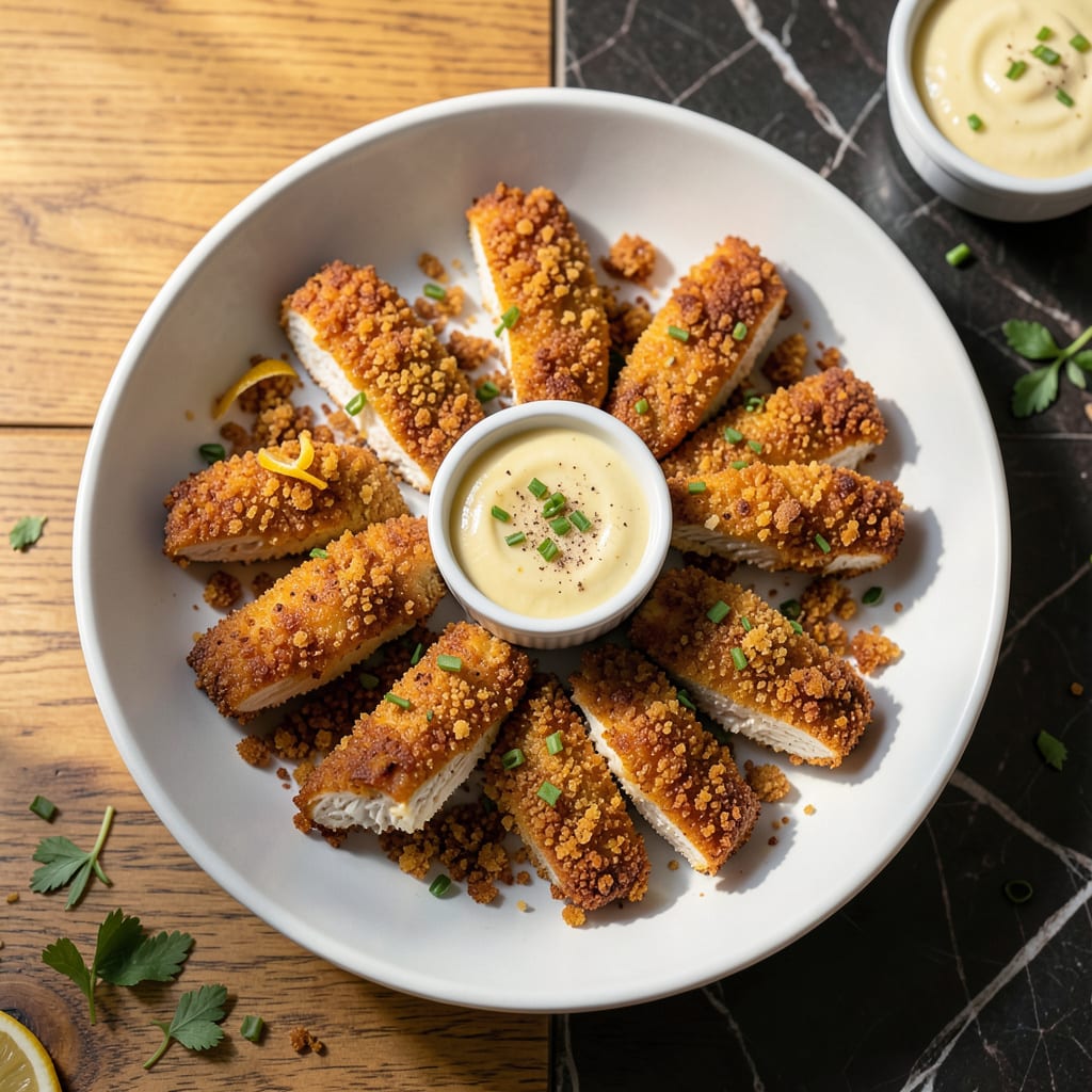 vegan chicken tenders recipe detailed visual guide