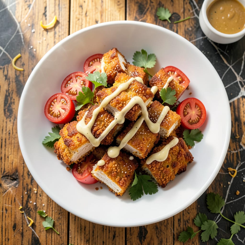 vegan tofu chicken recipe detailed visual guide