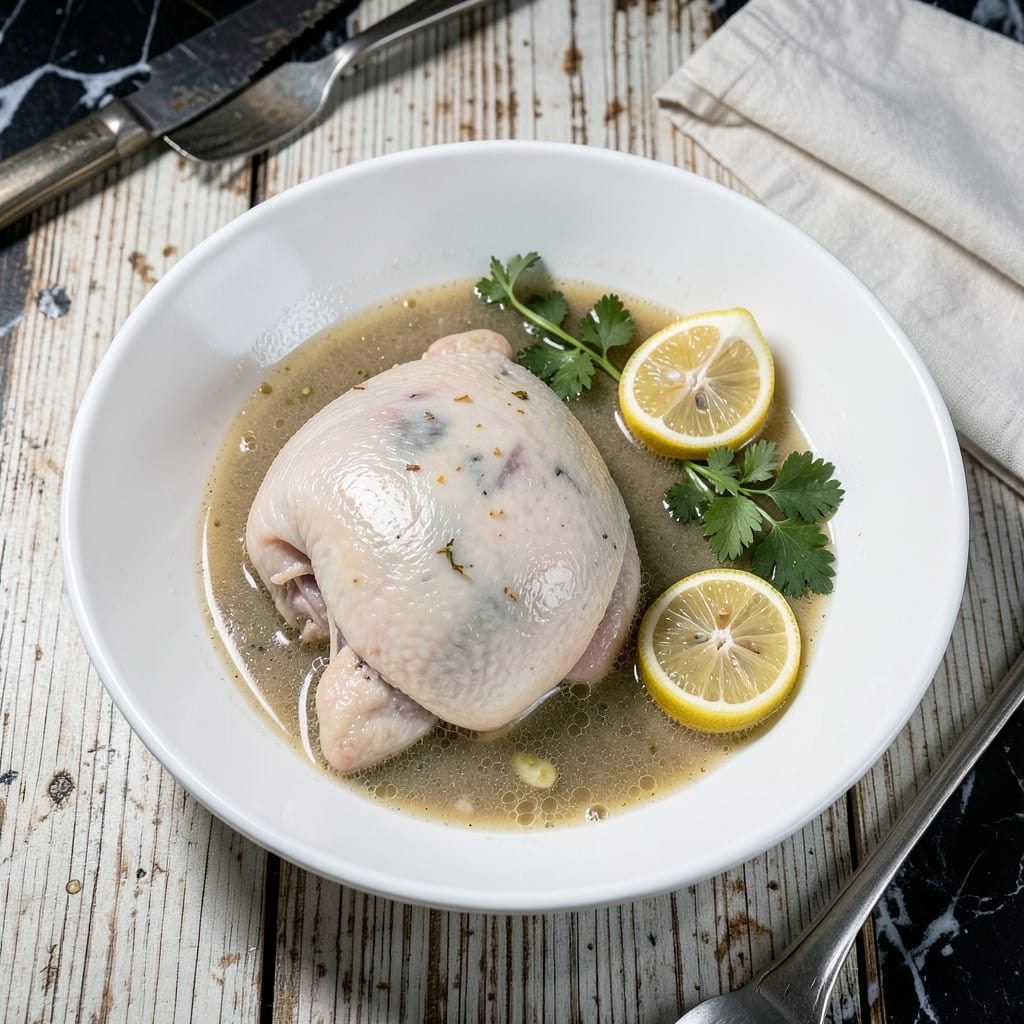 Visual representation of why does boiled chicken smell bad